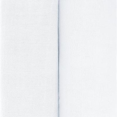 OEKO white color muslin cotton blanket for newburn